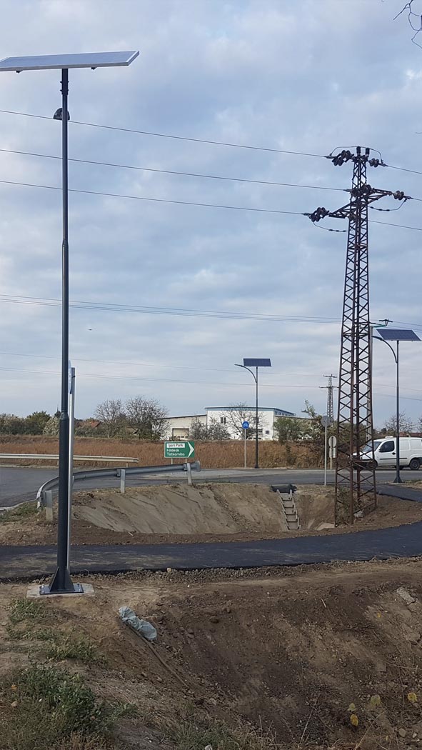 Green Plan napelemes kandeláber Hódmezővásárhely